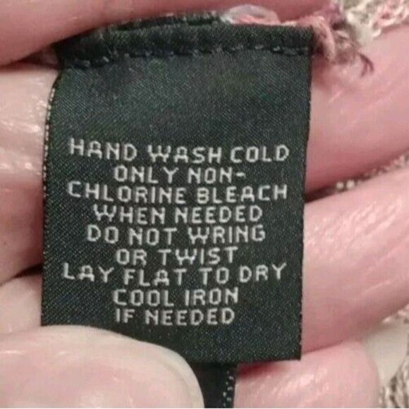 LRL RALPH LAUREN KNIT PULLOVER BLOUSE SIZE M LINEN BLEND 3/4 SLEEVE - Picture 5 of 5